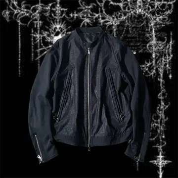 00s single riders jacket crocodile y2k