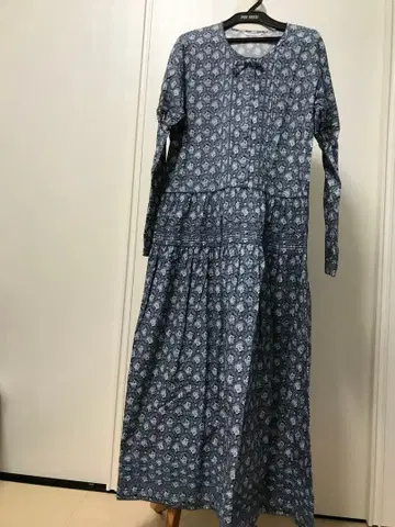 새상품급 원더풀 월드 꽃무늬 공주 소매 원피스