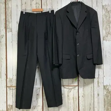 [하자품] 간사이 야마모토 수트 셋업 허리 가는 W74 A6