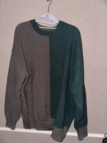 NIKO AND - 바이컬러 리브 스웨터