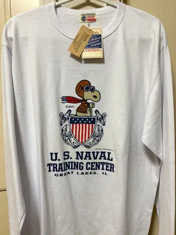 버즈릭슨 스누피 긴팔 티셔츠 버즈릭슨 동양엔터