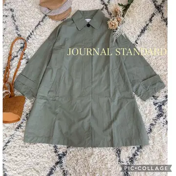 24SS 저널 스탠다드 하이 카운트 와이드 스텐카라 코트