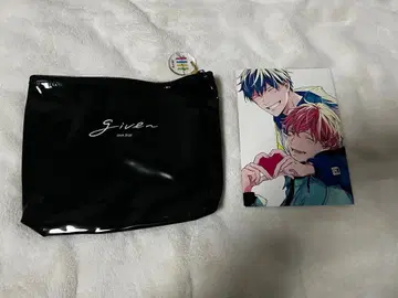 기븐 클리어 파우치 엽서