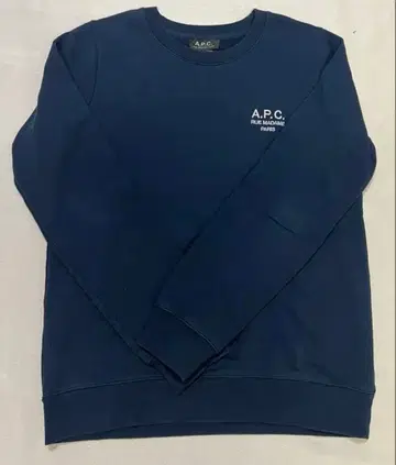 A.P.C. 로고 자수 네이비 트레이닝복 L 여성용