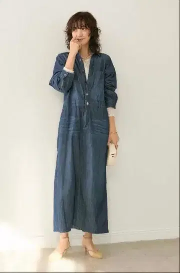 리브로도 데님 원피스