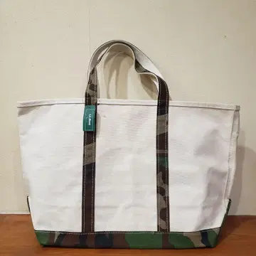 L.L.Bean 토트백 BOAT AND TOTE 그린 카모 단종