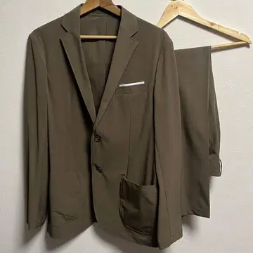 DESIGNWORKS 디자인웍스 셋업 캐주얼 수트 카키