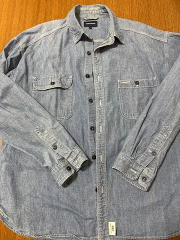 DESCENDANT 데님 셔츠 라이트 블루