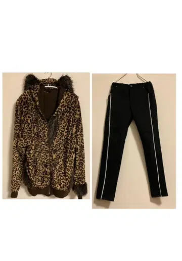 Milkboy 와일드캣 후드티 라인 팬츠 세트