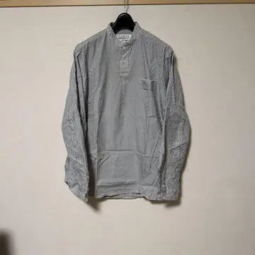 ARCHIVE GENERAL RESEARCH 풀오버 밴드 카라 셔츠