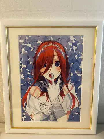 5등분의 신부 파트너 컬렉션 기념 액자 그림 나카노 미쿠