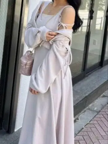 A.MILLE 후드 부착 원피스