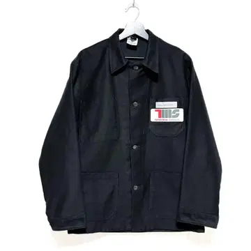 새상품급 유로 빈티지 블랙 몰스킨 워크 자켓 50