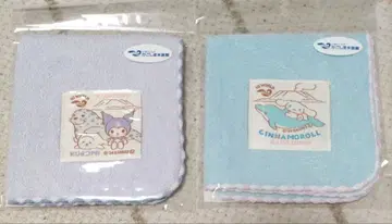 가고시마 수족관 시나모롤 쿠로미 미니 타월