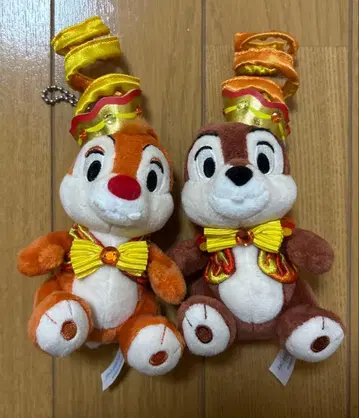 디즈니 칩과 데일 봉제 인형 키링