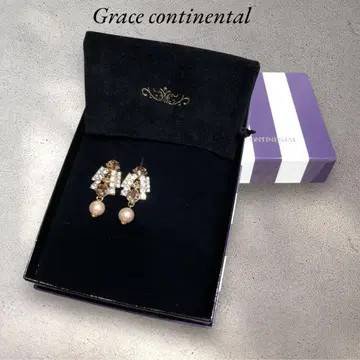 그레이스 콘티넨탈 펄 스톤 귀찌