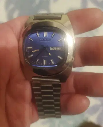 레어 레트로 가동품 CITIZEN 파라 워터, 자동 와인딩 하자품