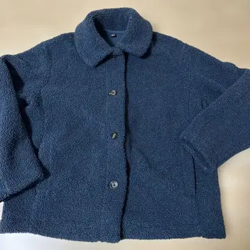 UNIQLO 네이비 보아 플리스 자켓