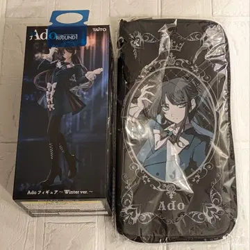 Ado 피규어 Winter ver. 응원봉 케이스 라운드 원 2점