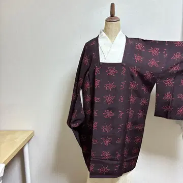 도진 코트 기모노 순수 실크