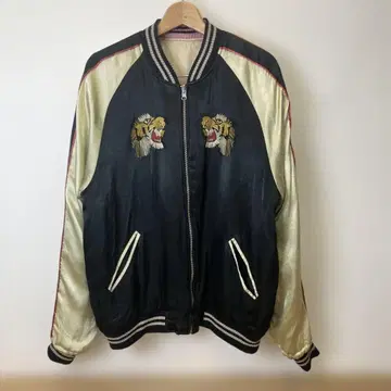 연대 미상 호랑이 자수 리버서블 스카잔