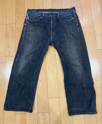 45rpm 다크 블루 스트레이트 데님