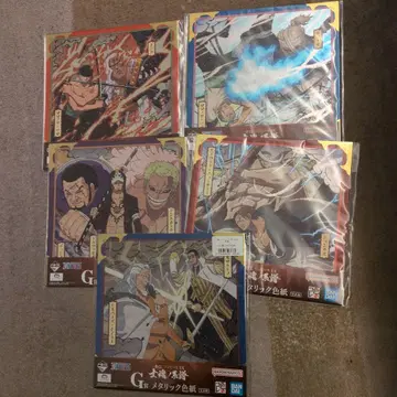 제일복권 원피스 색지 5매 세트