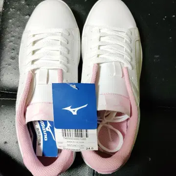 Mizuno CW1 스니커즈 24.0 cm 화이트/핑크