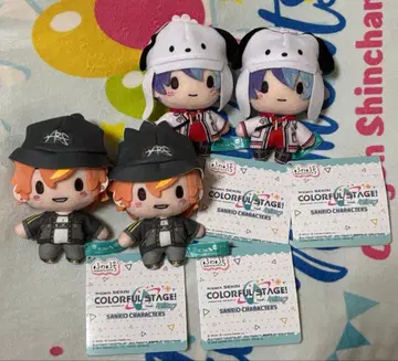 프로젝트 세카이 프로세카 산리오 후와푸치 마스코트 봉제 인형 4점