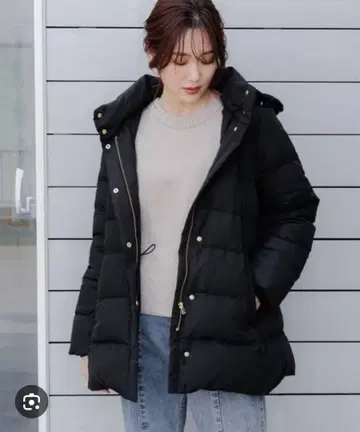 GLOBAL WORK 우츠쿠 실루엣 발수 다운 코트 XL 사이즈