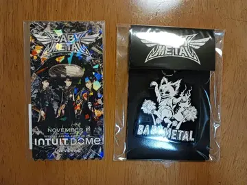 BABYMETAL/아기 여우 키링/픽처 티켓/특전/라이브 뷰잉
