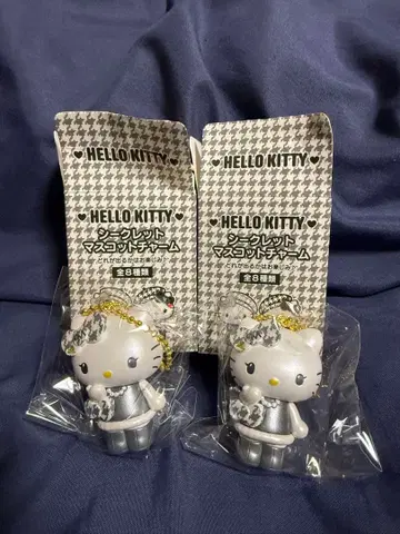 헬로키티 흑백 걸리시 시크릿 마스코트 참