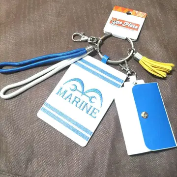 카드 홀더 키체인 해군