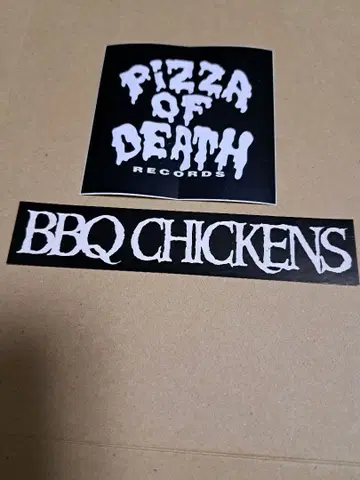 정품 BBQ CHICKENS 스티커 HI-STANDARD 하이스타