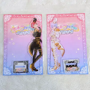 왓챠 프리마켓 Big 아크릴 스탠드 DUO 코디 시리즈 주황 진 휴이