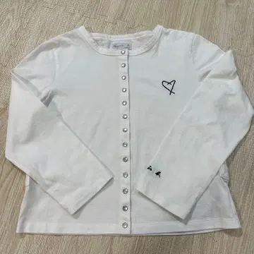 새상품급 에네스베 티셔츠 가디건 상의 화이트 3