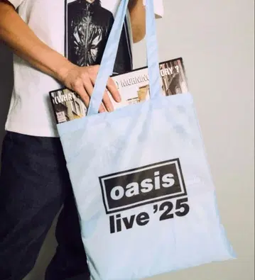[ 새상품 미사용 ] oasis 오아시스 Live'25 에코백