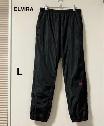[ ELVIRA ] 나일론 팬츠 블랙 L