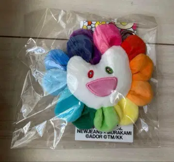 새상품 NewJeans x MURAKAMI 봉제 인형 키링 플라워