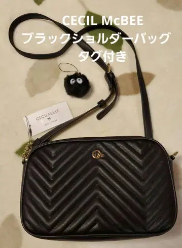 [ 미사용 새상품 ] CECIL McBEE 블랙 숄더백 택 포함