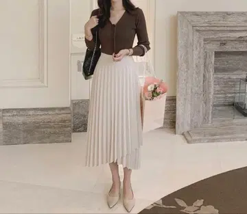 citywoman 언밸런스 플리츠 스커트 p589490