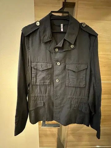 네이비 밀리터리 스타일 자켓