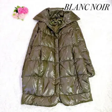 새상품급 BLANC NOIR 롱 다운 코트 자켓 그린 L