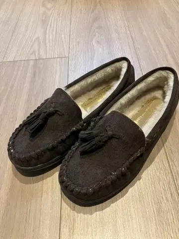 스튜디오 클립 스웨이드 모카신 다크 브라운 S