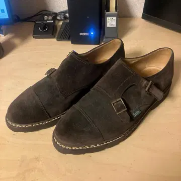 파라부트 윌리엄 8 몽크 스트랩 브라운 스웨이드 paraboot