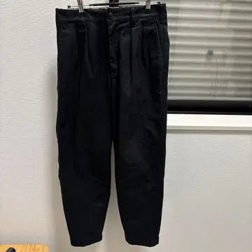 Schott 블랙 와이드 팬츠