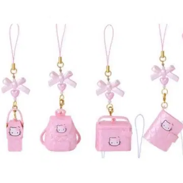 키티 핑크 퀼트 스트랩 4종 세트