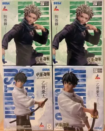 라운드원 한정판 주술회전 옷코츠 유타 이누마키 토게 피규어 2세트