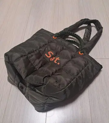 미사용 Trideep 퀼팅 3way 백 카키