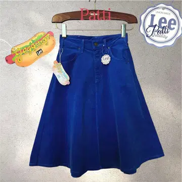 Lee 코듀로이 플레어 스커트 택 포함 미사용 새상품